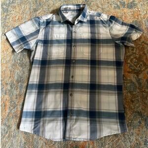 KÜHL “Born in the Mountains” Plaid Short Sleeve Shirt, Small